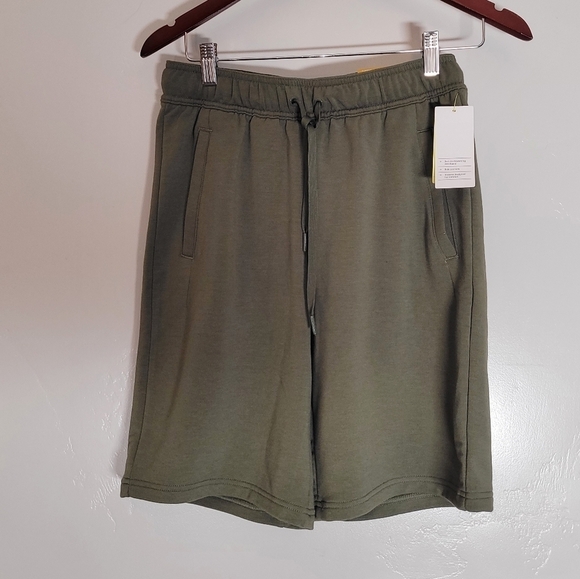 ALL IN MOTION‎ Olive Green Shorts Pockets Drawstring | Women's small - Picture 1 of 11